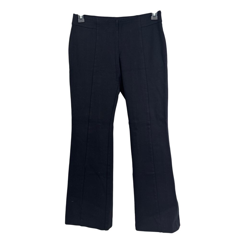 INC International Concept Size 8 Black Pull On Boot Pants Seams Down Front Back